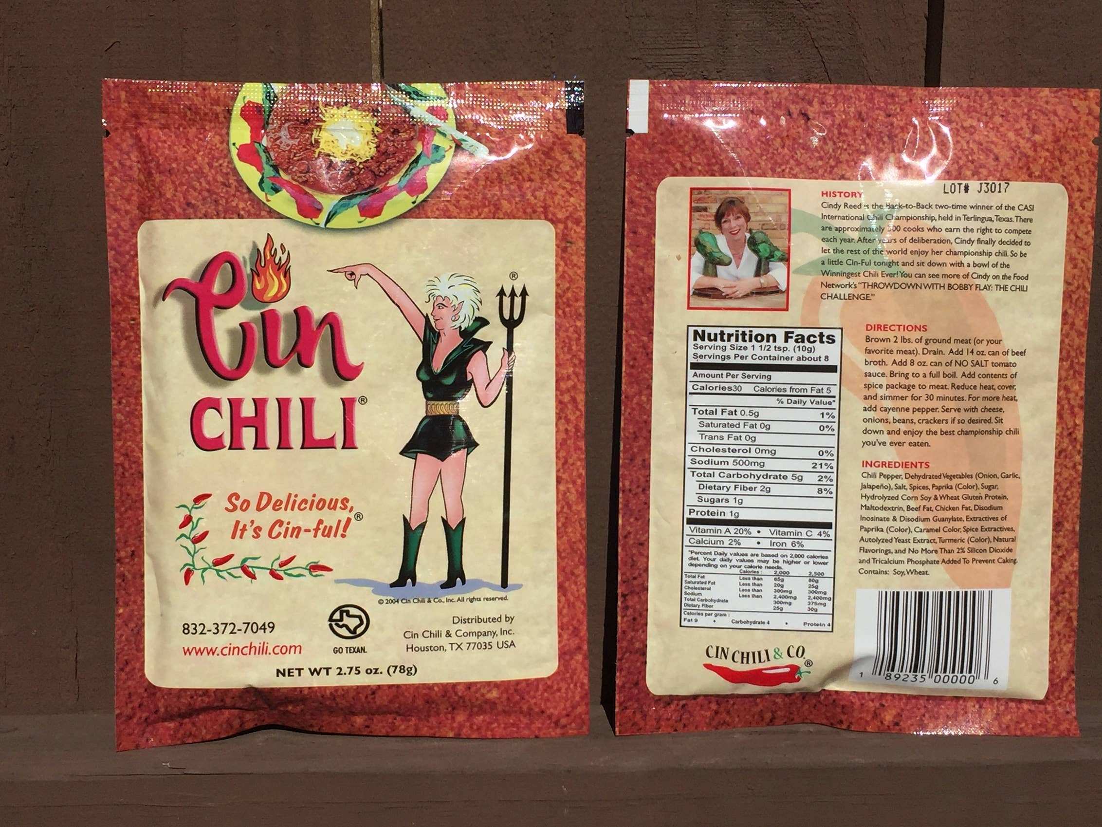 CIN CHILI 24 PACK - 1 CASE