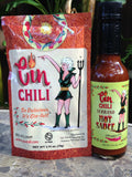 Cin Chili & Cin Chili Hot Sauce Combo