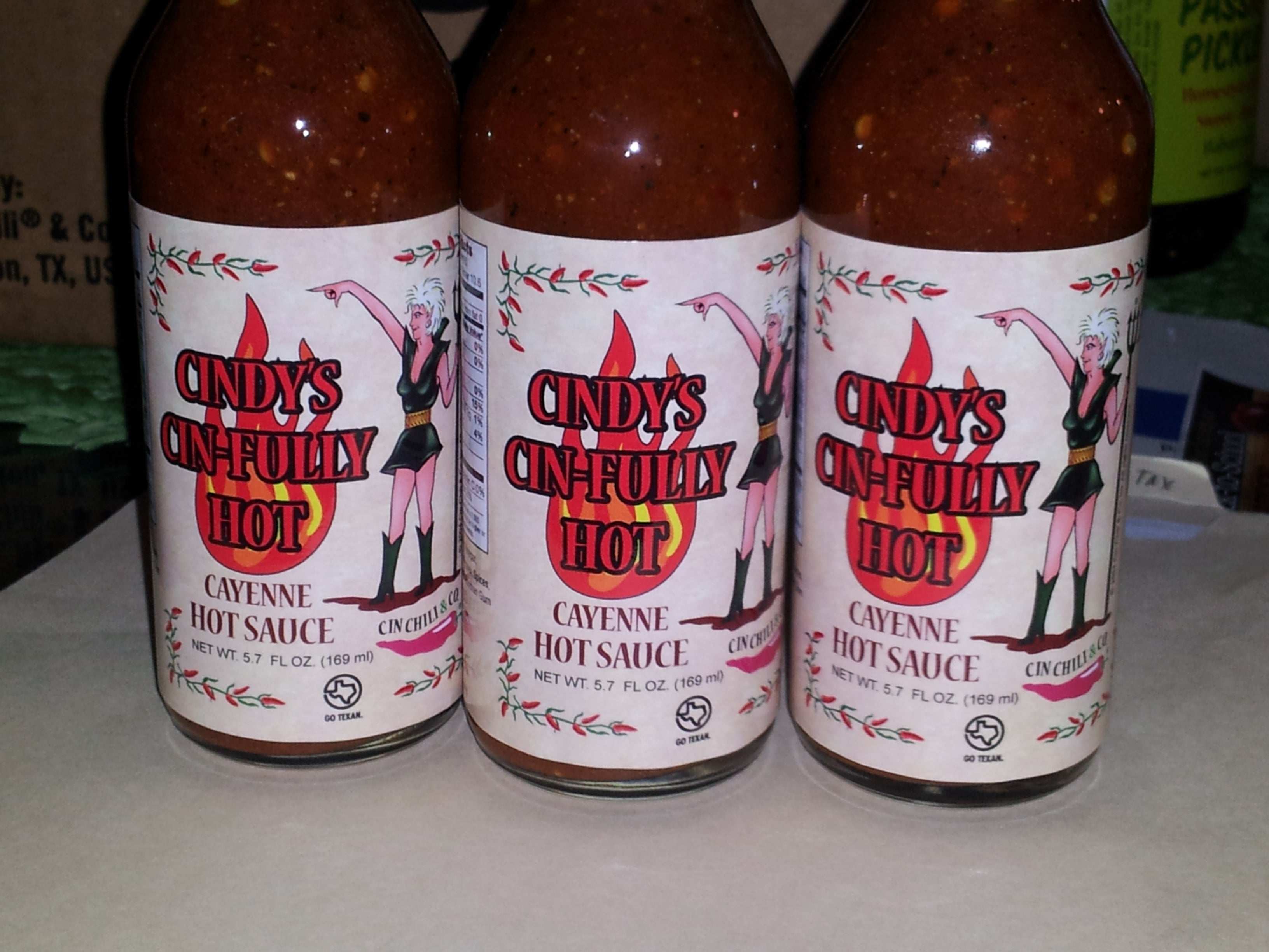 Cindy's Cin-fully Hot Cayenne Hot Sauce